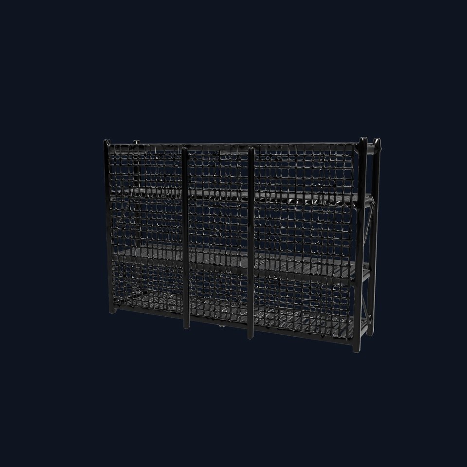 Industrial Supermarket Shelf System model pack